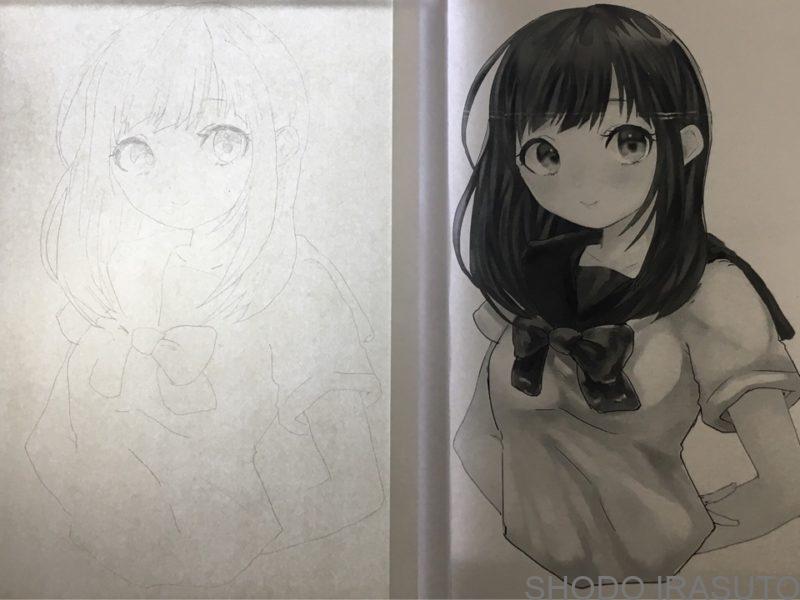 インコの病気 メガバクテリア インコと書道ガールのイラスト練習 インコの病気 メガバクテリア インコと書道ガールのイラスト練習