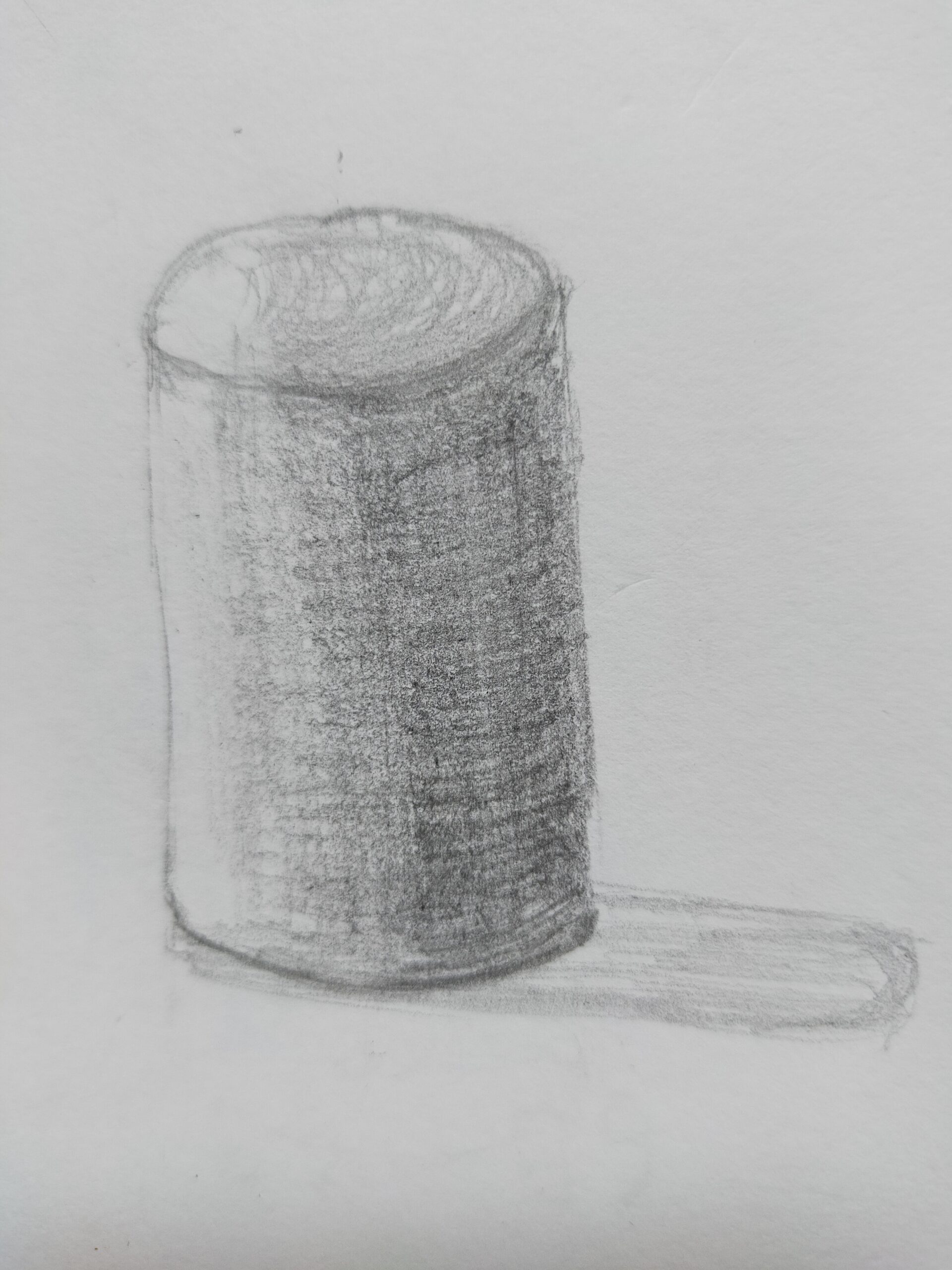 デッサン練習 円柱を描くコツをつかむ 書道ガールのイラスト練習 デッサン練習 円柱を描くコツをつかむ 書道ガールのイラスト練習
